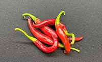 SEnsient_puya.jpg Vibrant red chiles on a gray fabric background