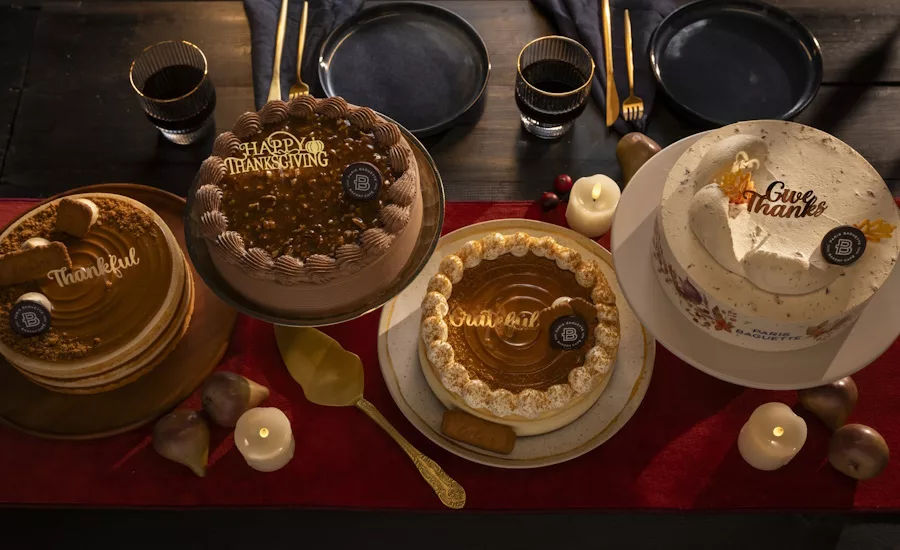 Paris Baguette announces Thanksgiving cakes and pastries