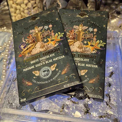 "Tonight, Tonight" chocolate bar from the limited-edition collaboration between the band The Smashing Pumpkins and Vosges Haut-Chocolat
