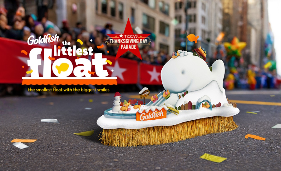 Goldfish float Macy's Thanksgiving Day parade