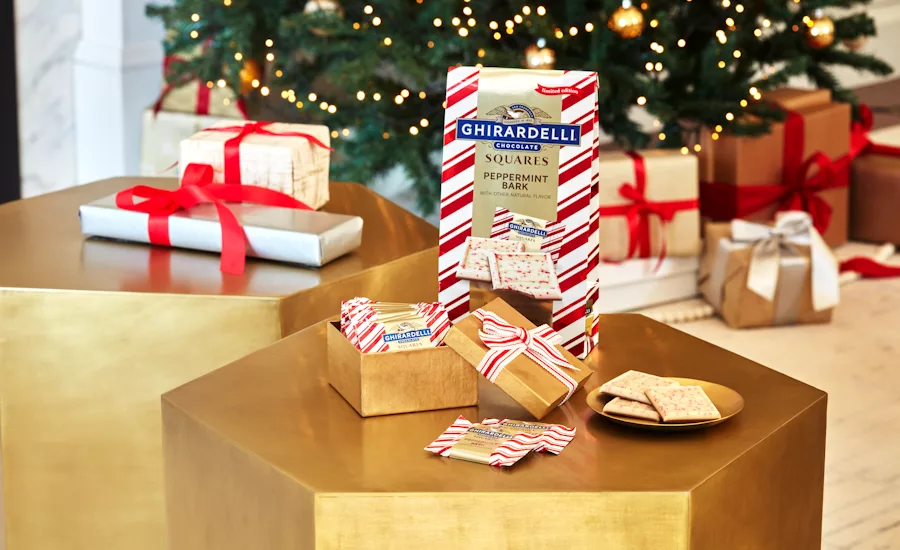 Ghirardelli Peppermint Bark returns to shelves for the holidays