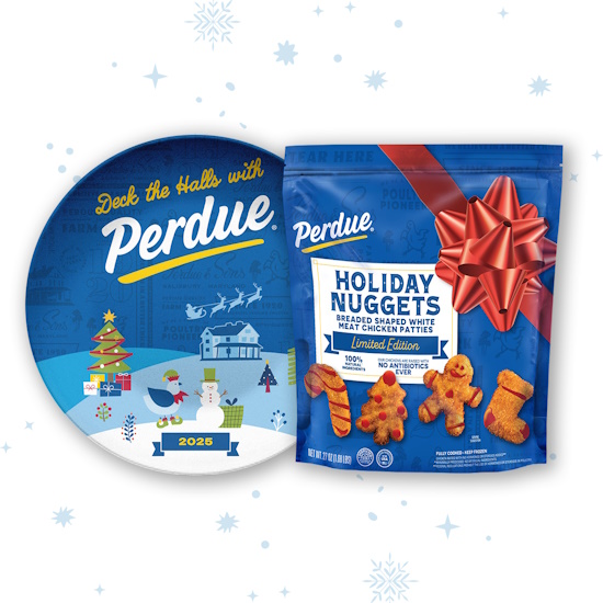  Perdue Launches Limited-Edition Holiday Nugget Giveaway to Fuel Santa and His Helpers 
