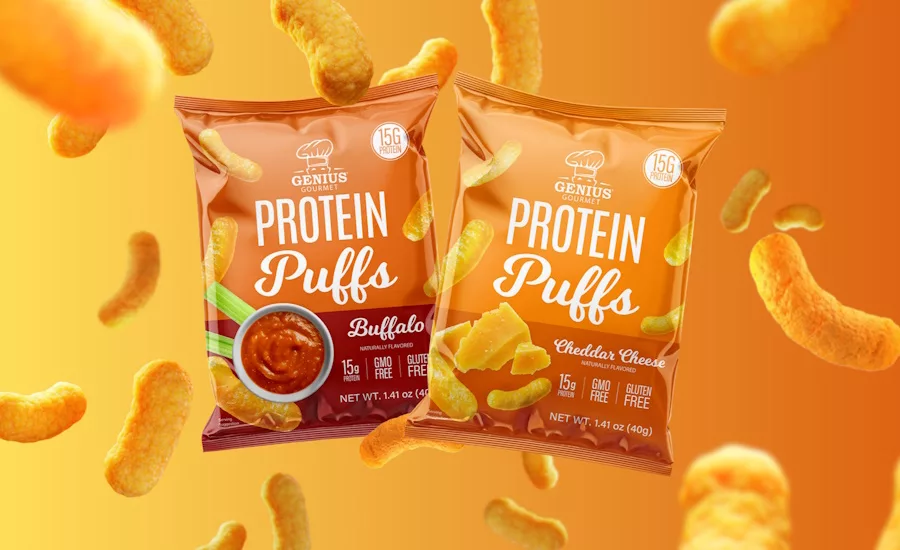 Genius Gourmet unveils gluten-free protein puffs