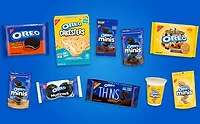 Oreo bundle.jpg Group of Oreo-branded products on blue background