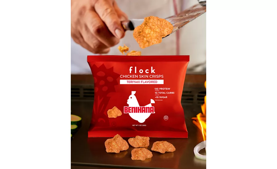 Flock Foods launches Benihana-inspired chicken crisps