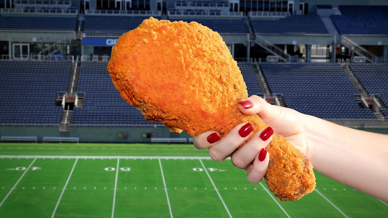 Cheez-It Turkey leg
