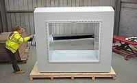 Eriez builds its largest X8 metal detector ever Eriez builds its largest X8 metal detector ever