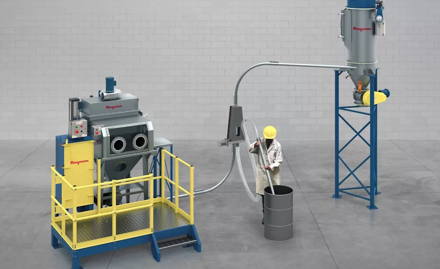 Flexicon debuts vacuum conveying system