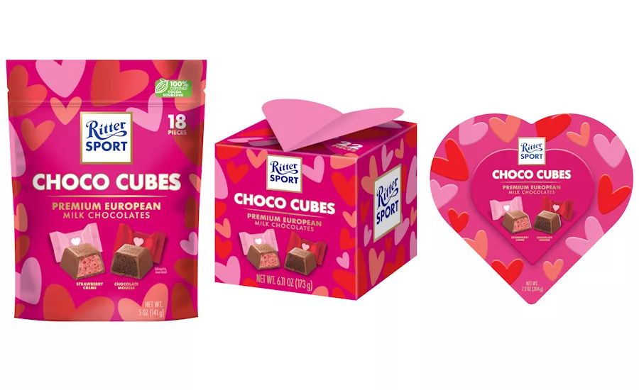 Ritter Sport introduces Valentine's Day chocolate options