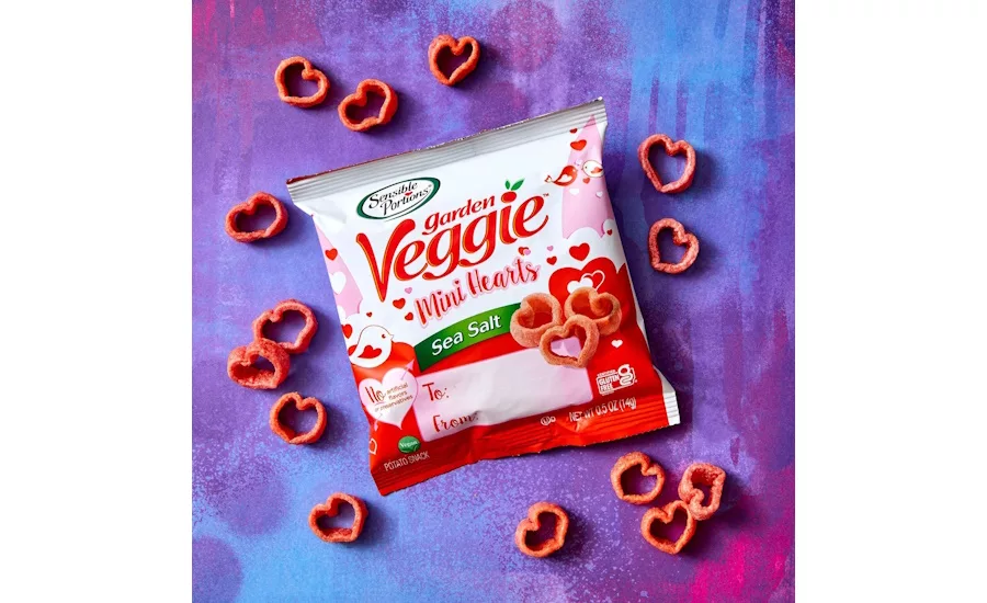 Garden Veggie Chips rereleases LTO heart-shaped snack