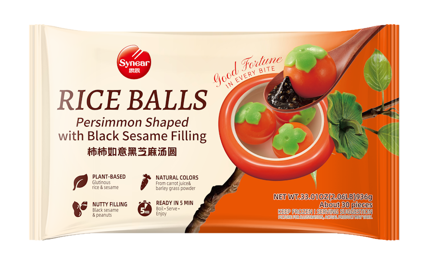 Synear debuts Persimmon-Shaped Sticky Rice Balls at Costco