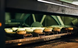 dough in oven