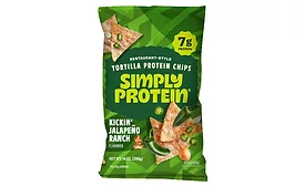 SimplyProtein debuts Kickin' Jalapeño Ranch Protein Tortilla Chips