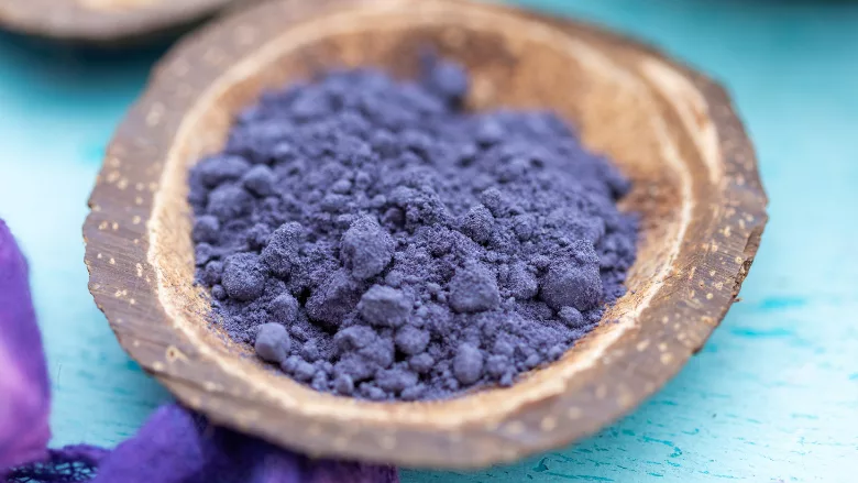 blue powder food colors
