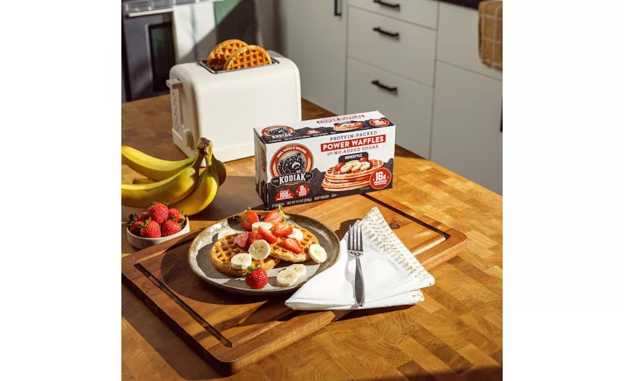 Kodiak adds no sugar added waffles to frozen lineup