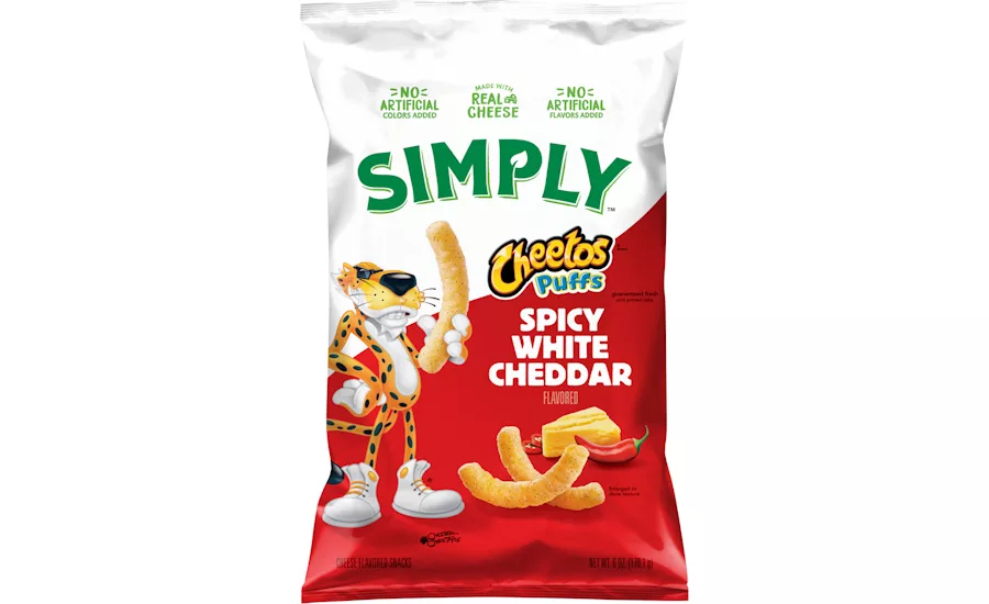 Frito-Lay's Simply brand introduces spicy Cheetos Puffs