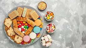 processed chips snacks candies