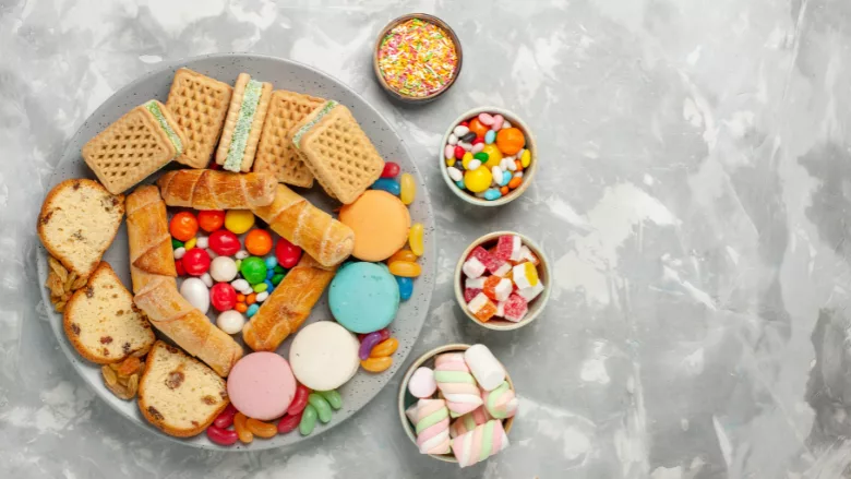 processed chips snacks candies