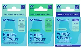  Energy gum Neuro debuts at select Walmart stores