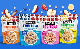 That's it. debuts Fruitola Fruit Granola, Fiber Fruit Bars