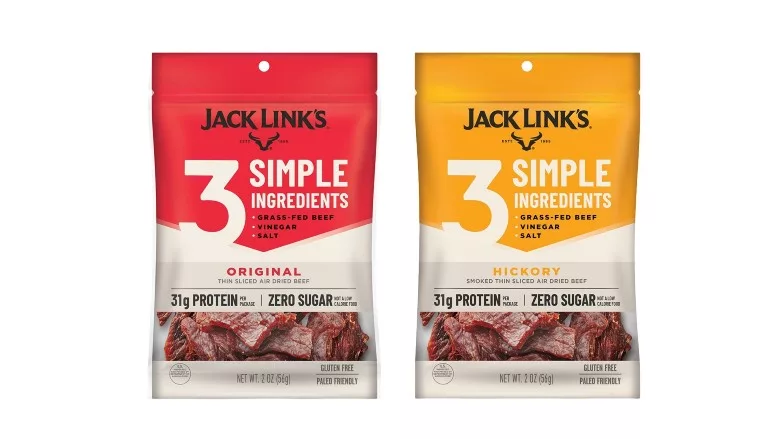 Jack Link's 3-ingredient air-dried beef slices