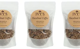 Pouches of Ivy's Gourmet granola
