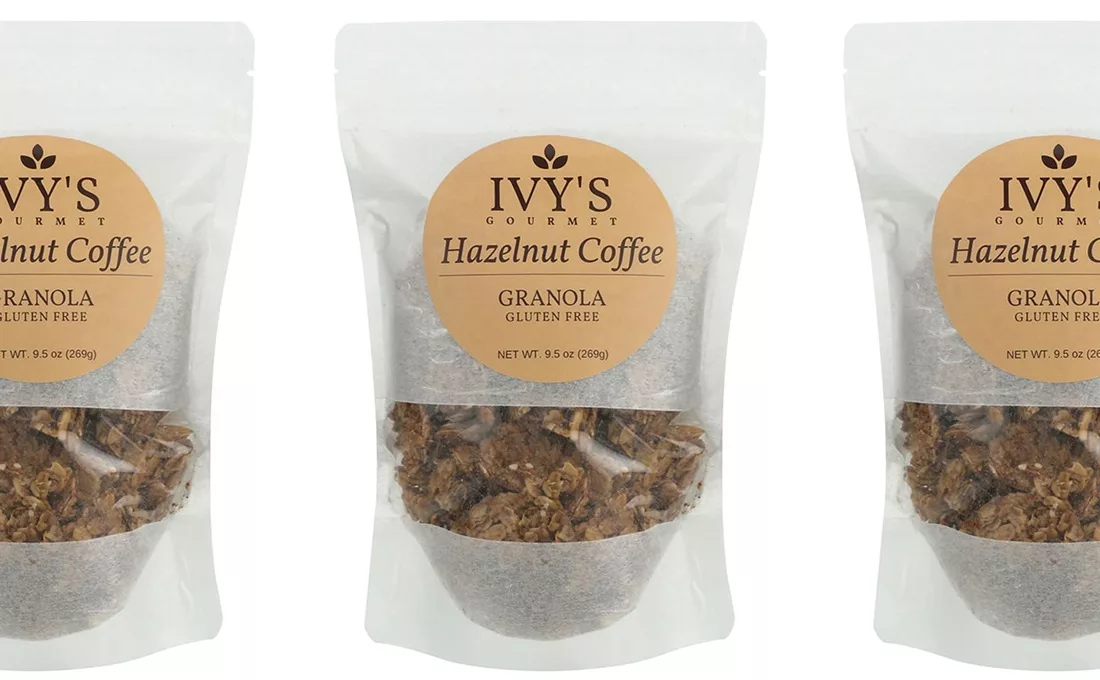 Pouches of Ivy's Gourmet granola