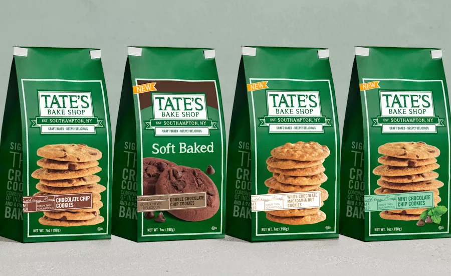 Tate's Bake Shop adds three cookies to its portfolio
