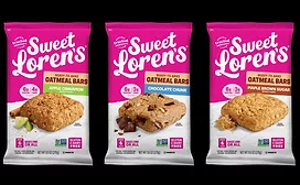 Three packages of Sweet Loren's ready-to-bake bars