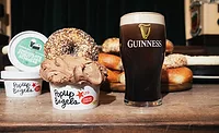 Guinness x PopUp Bagels schmear Guinness x PopUp Bagels schmear
