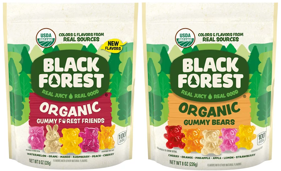 Black Forest gummies change to fully organic