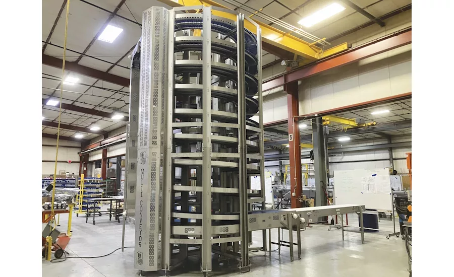Multi-Conveyor releases belts for bakery products