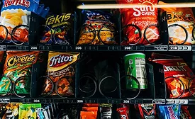 snack packages in vending machine generic