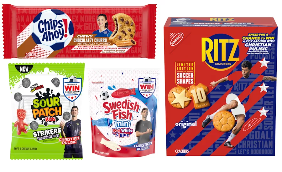 Mondelēz International brands launch soccer packaging