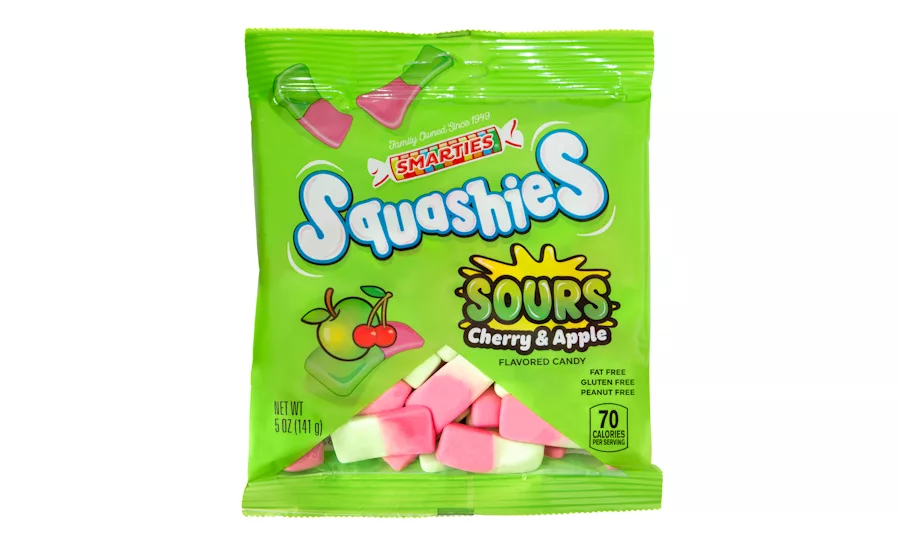 Smarties expands line with Squashies Sours candy