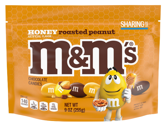M&M's honey roasted peanut
