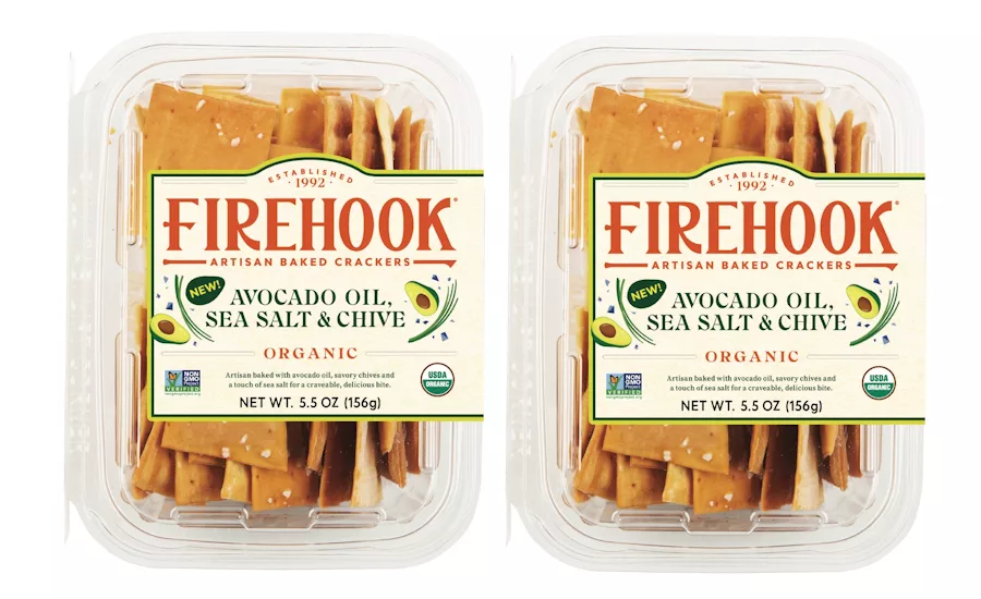 Firehook unveils Avocado Oil, Sea Salt & Chive Cracker