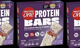 Carton of Protein One Strawberries & Cream protein bars