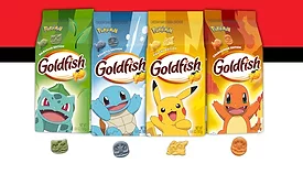 Goldfish, Pokémon team up for LTO collectible packs