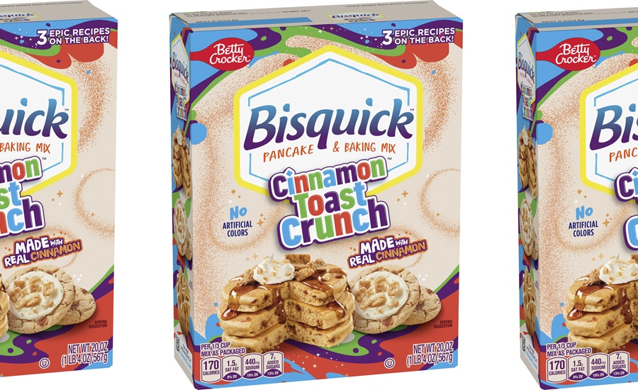 Boxes of Bisquick Cinnamon Toast Crunch mix