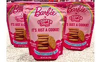 CooperStreet -lead.jpg Three pink pouches of Cooper Street Barbie cookies
