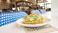 la Madeleine's Chicken Caesar Salade Stuffed Croissant la Madeleine's Chicken Caesar Salade Stuffed Croissant