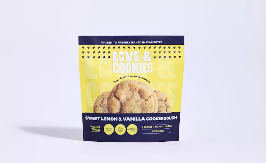 Love&Cookies debuts Sweet Lemon and Vanilla cookie dough