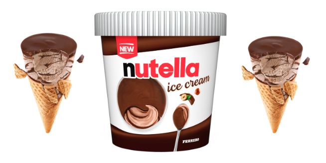 Nutella ice cream goes nationwide