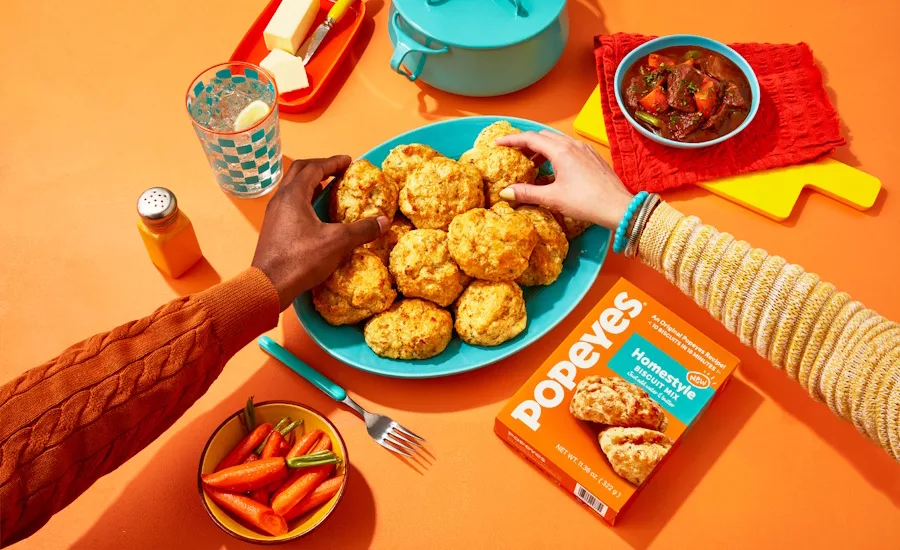 Popeyes debuts at-home biscuit mix