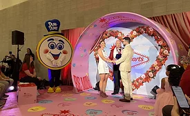 A wedding brings together the candy industry