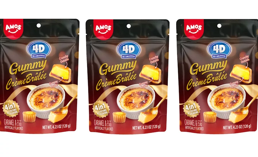Amos launches 4D Gummy Crème Brûlée