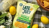 Late July introduces LTO Pickle Lemonade tortilla chips Late July introduces LTO Pickle Lemonade tortilla chips