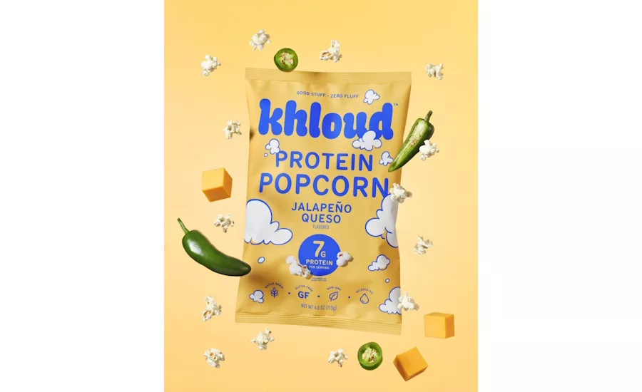 Khloud gets spicy with Jalapeño Queso Protein Popcorn