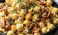 Bluegrass IFT.png Closeup pic of cheesy kimchi popcorn in a bowl